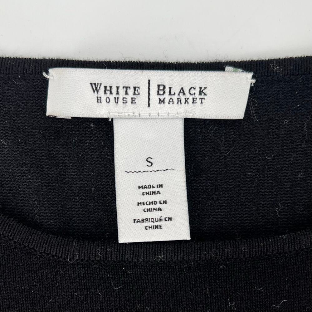 WHBM asymmetrical color block tunic sweater - image 4